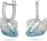 עגיל קריסטל SWAROVSKI מסדרת Iconic Swan